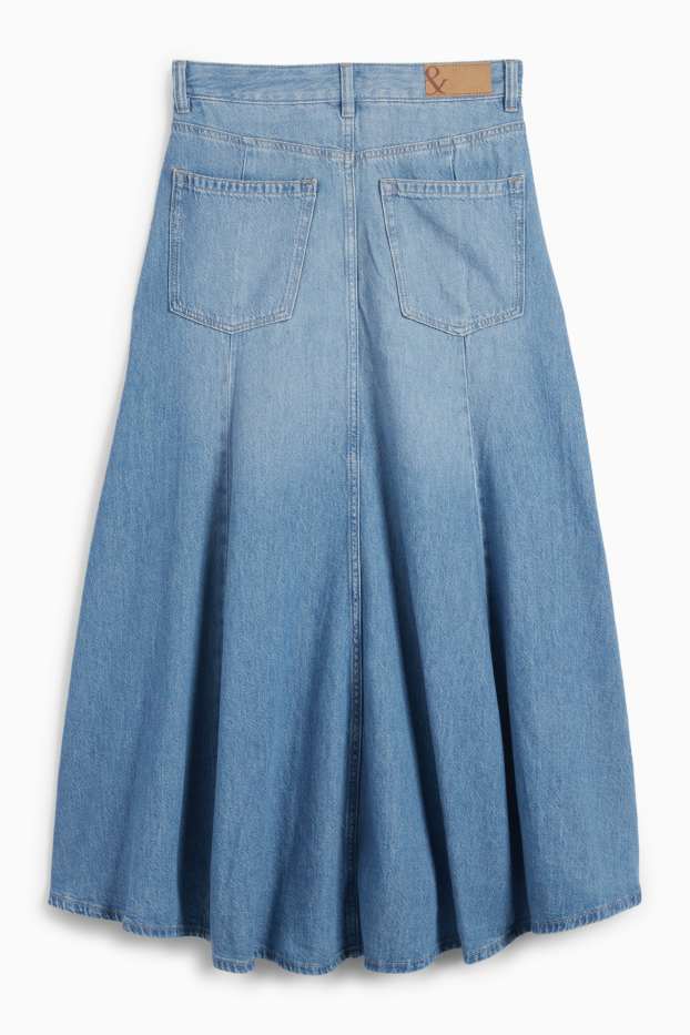 Femei - Fustă de blugi - denim-albastru