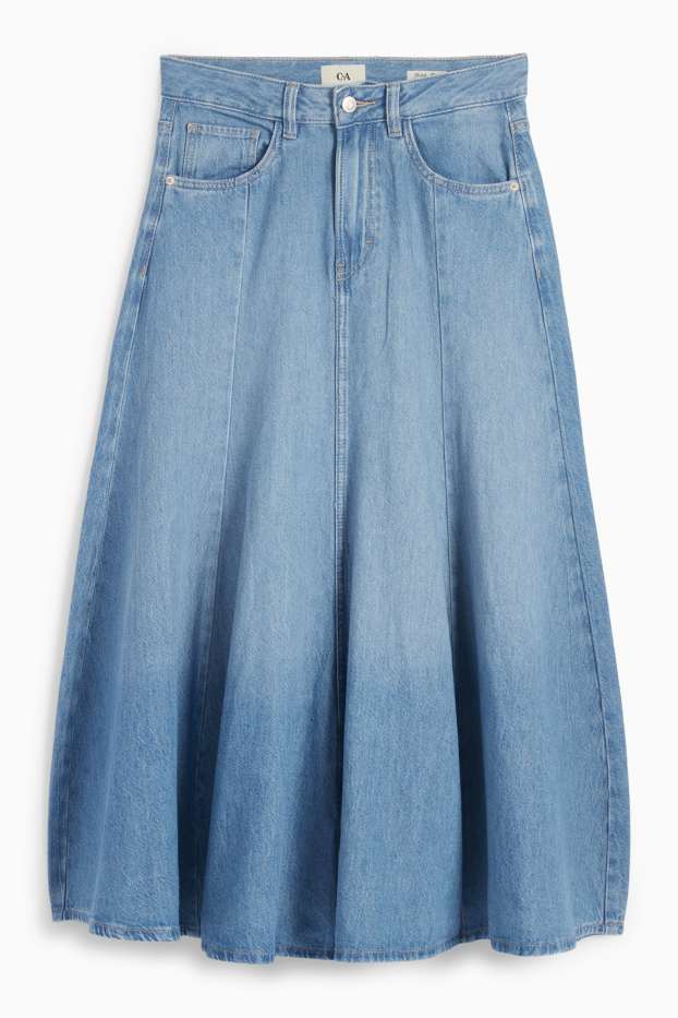 Femei - Fustă de blugi - denim-albastru