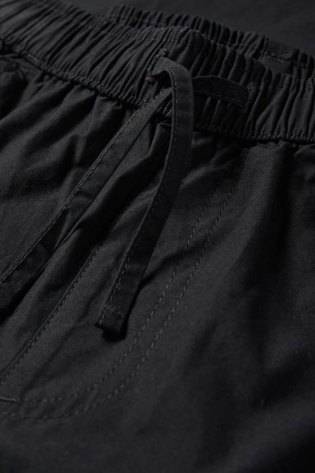 Copii - Fete - Pantaloni cargo - negru