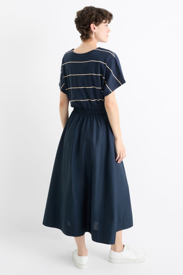 Femei - Rochie fit & flare - albastru închis
