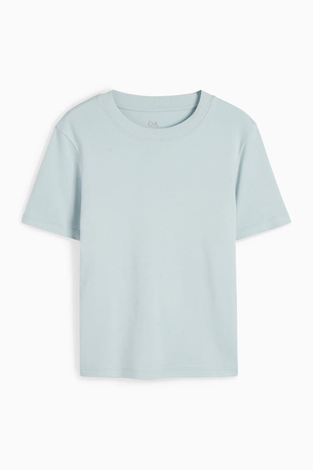 Damen - T-Shirt - Slim Fit - mintgrün