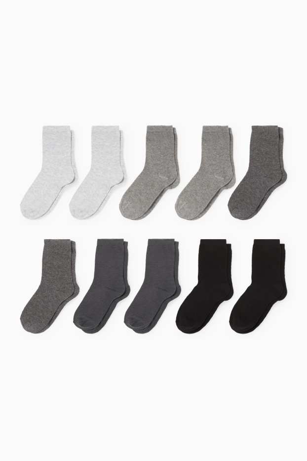 Copii - Băieți - Multipack 10 perechi - șosete - negru