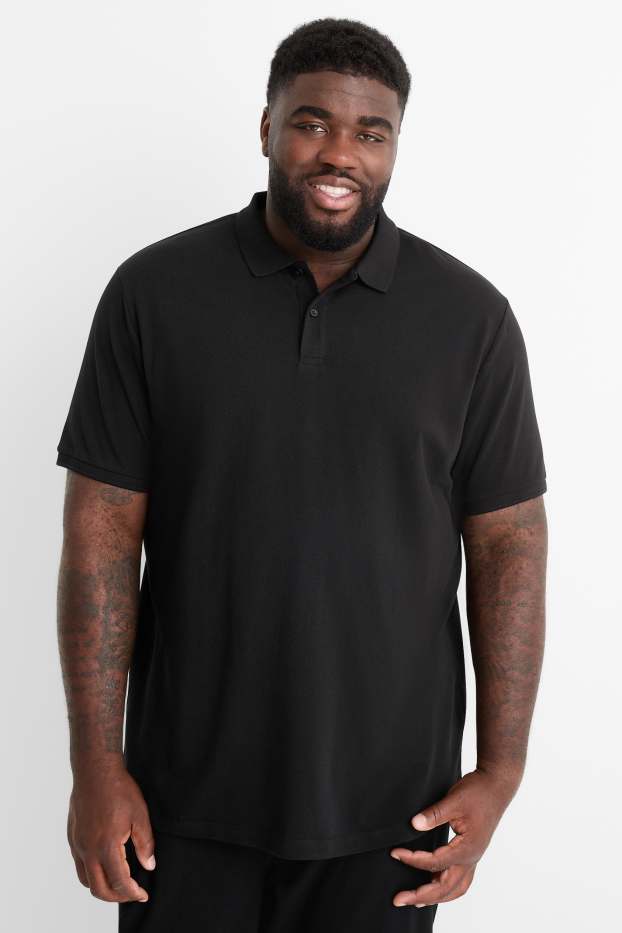 Bărbați - Tricou polo - negru
