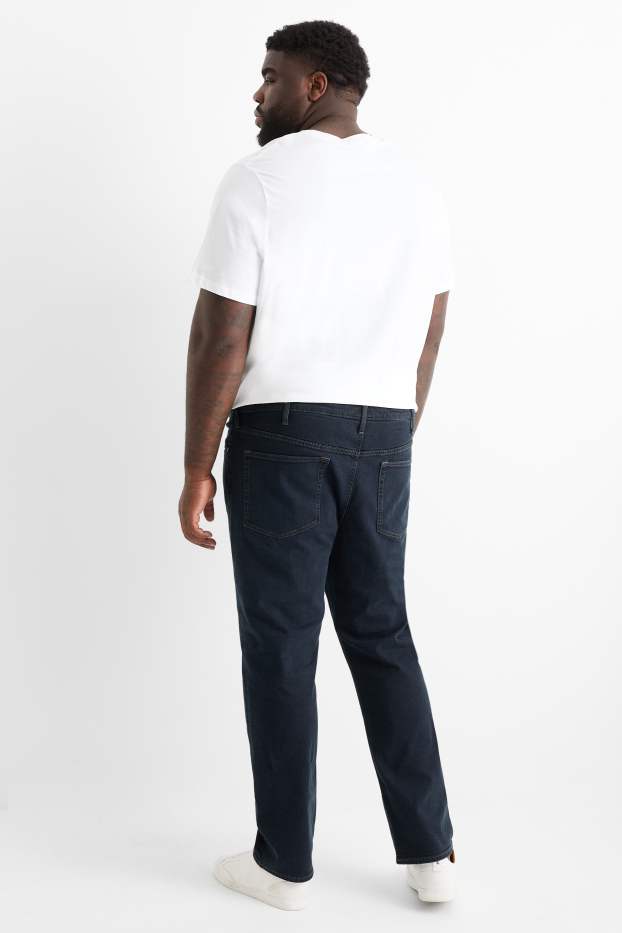 Bărbați - Straight jeans - LYCRA® - denim-albastru închis