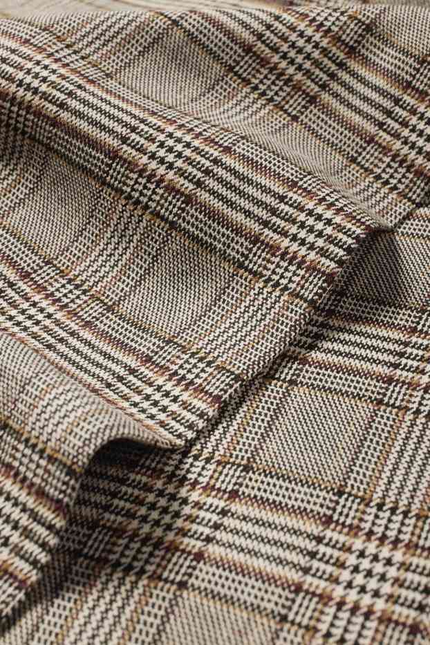 Dámské - Sukně skort - kostkovaná - bílá/černá