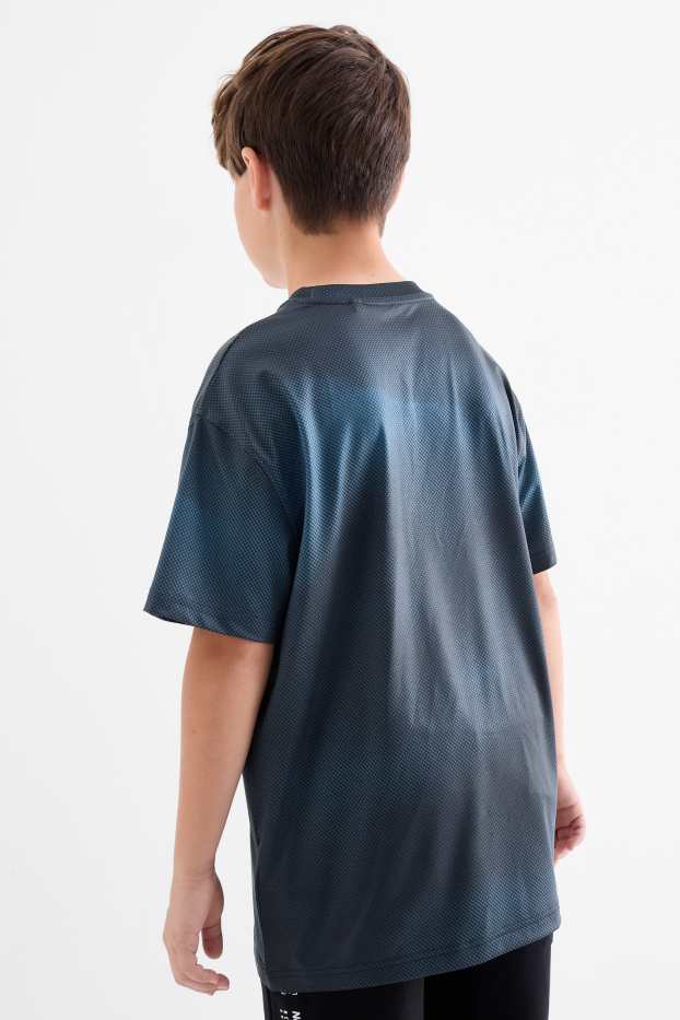 Copii - Băieți - Tricou funcțional - cu model - albastru închis