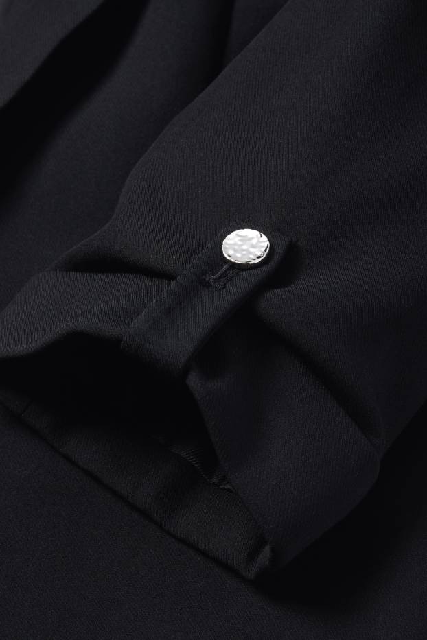 Femei - Blazer lung - regular fit - negru