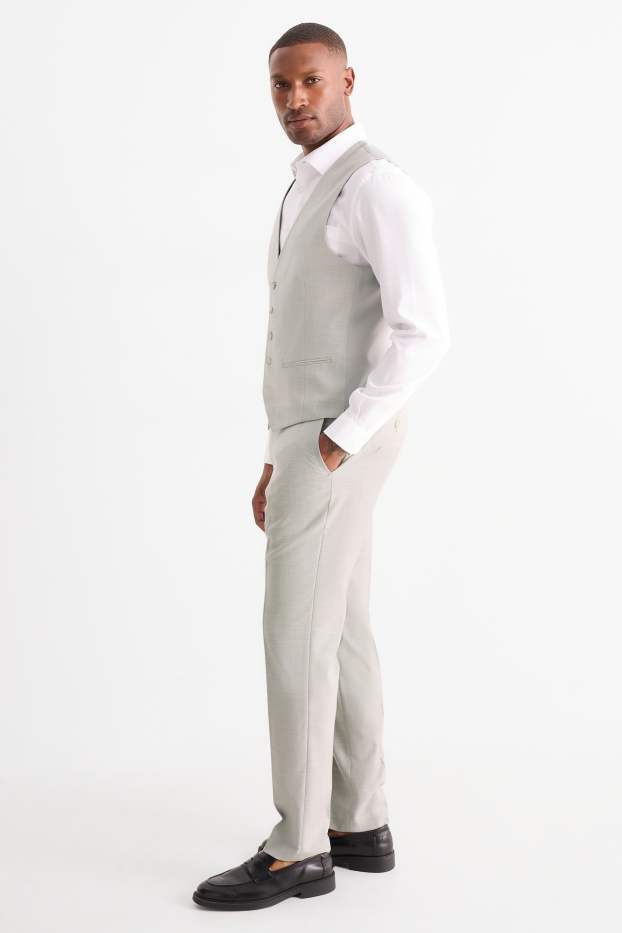 Bărbați - Pantaloni modulari - regular fit - Flex - gri deschis