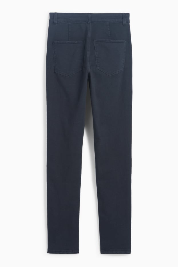 Femei - Jegging jeans - talie înaltă - denim-albastru închis