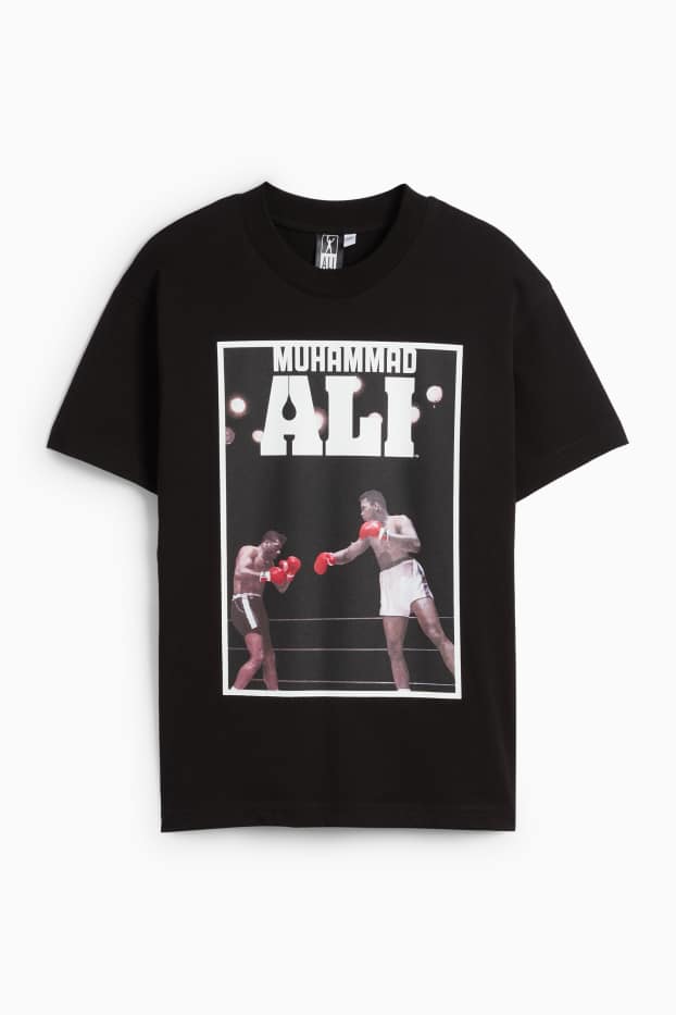 Copii - Băieți - Muhammad Ali - tricou cu mânecă scurtă - negru
