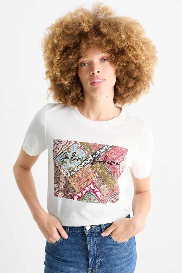 Dámské - Tričko - regular fit - bílá