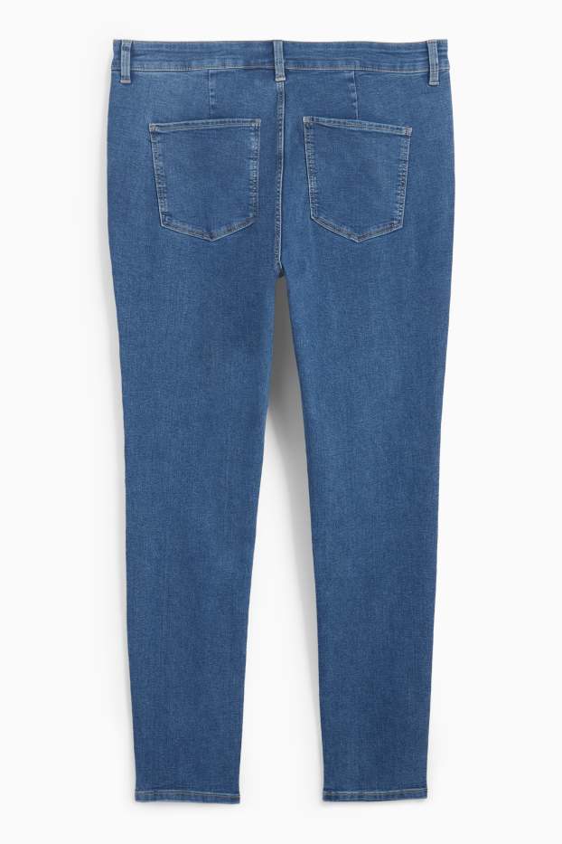 Femei - Jegging jeans - talie înaltă - denim-albastru