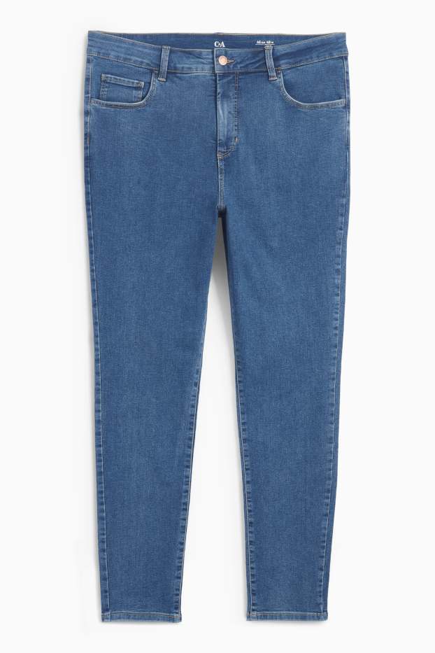 Femei - Jegging jeans - talie înaltă - denim-albastru