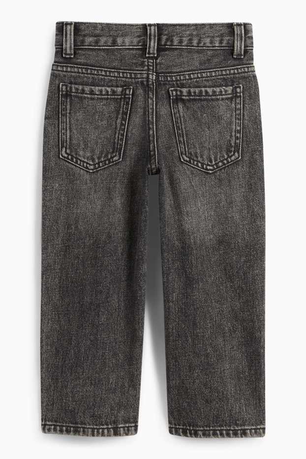 Copii - Băieți - Loose fit jeans - denim-gri