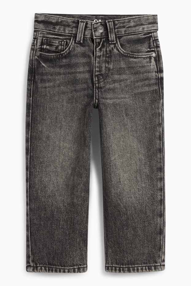 Copii - Băieți - Loose fit jeans - denim-gri