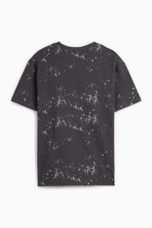 Copii - Băieți - Yu-Gi-Oh! - tricou cu mânecă scurtă - cu model - gri închis