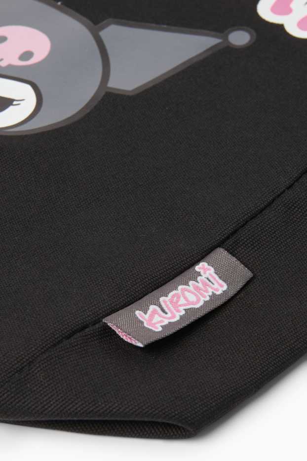 Copii - Fete - Kuromi - geantă shopper mare - negru
