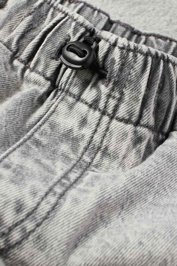 Copii - Băieți - Cargo jeans - denim-gri deschis