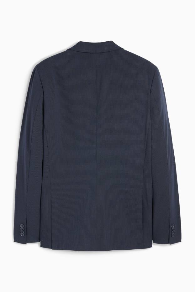 Bărbați - Sacou modular - slim fit - Flex - LYCRA® - cu dungi - albastru închis