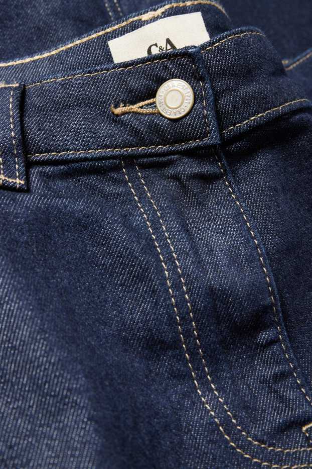 Femei - Fustă de blugi - denim-albastru închis