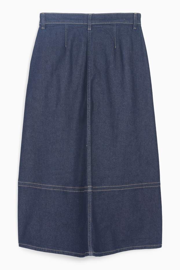 Femei - Fustă de blugi - denim-albastru închis