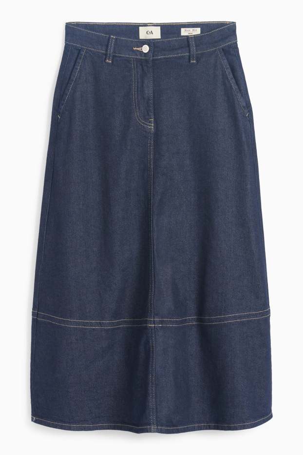 Femei - Fustă de blugi - denim-albastru închis