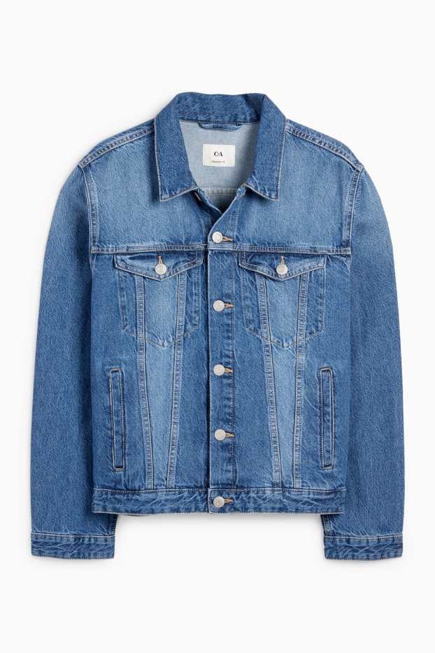 Bărbați - Jachetă din denim - denim-albastru deschis
