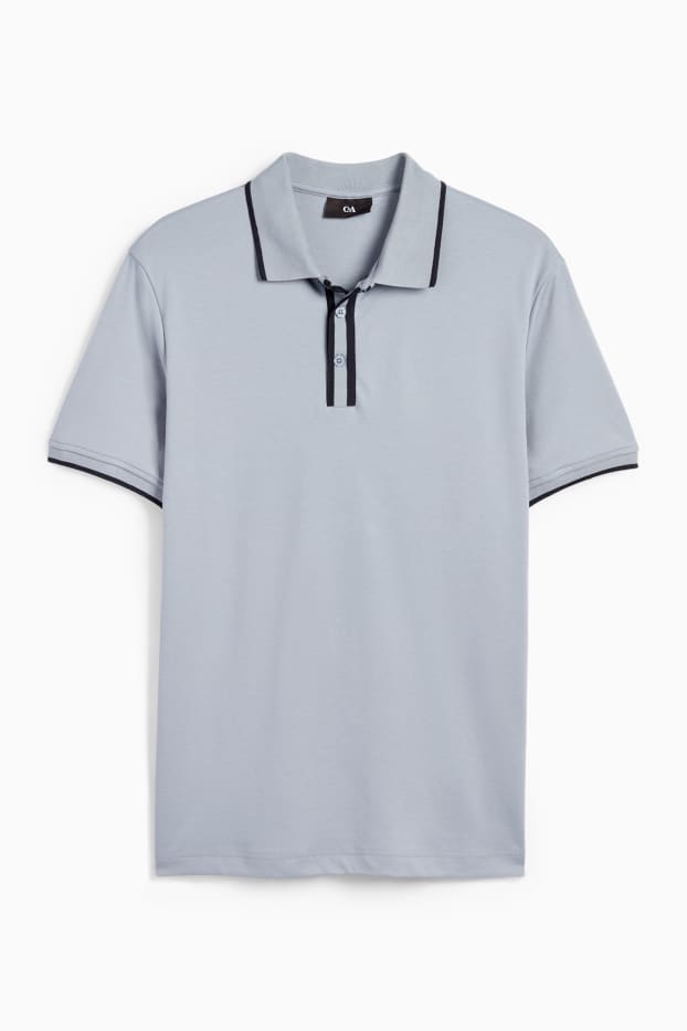Bărbați - Tricou polo - gri
