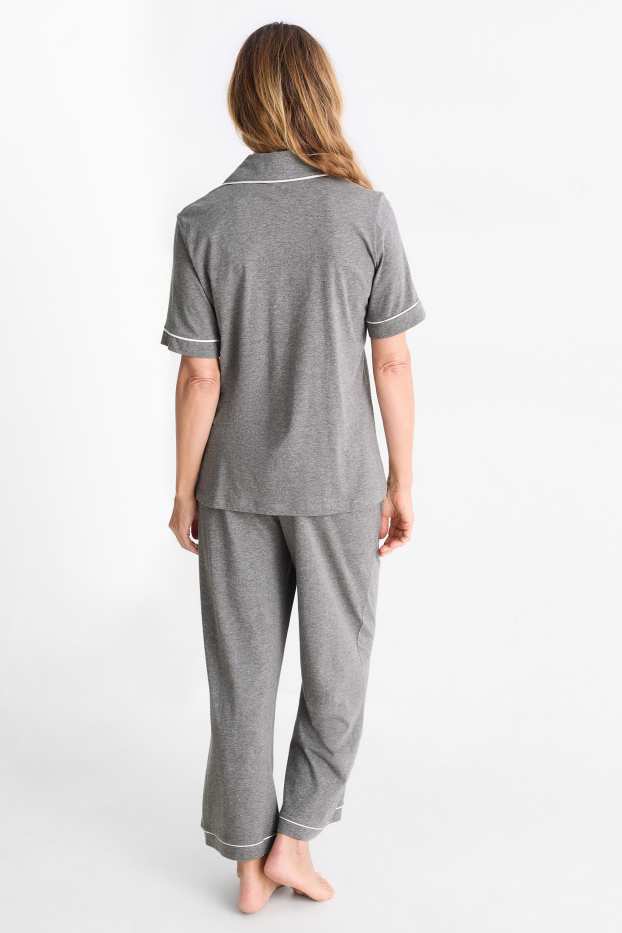 Women - Pyjamas - gray-melange