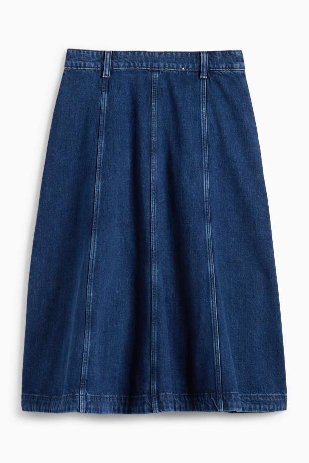 Femei - Fustă de blugi - denim-albastru