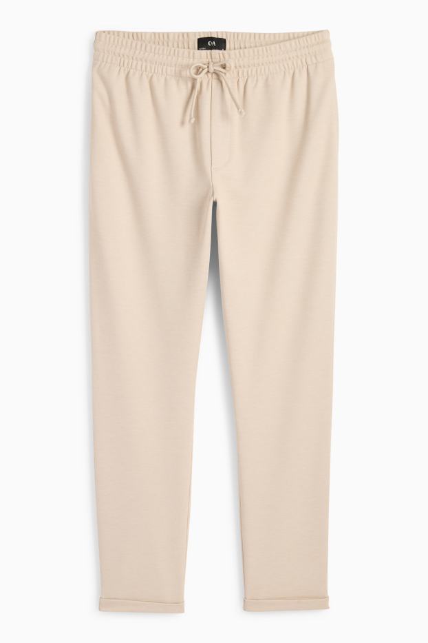 Bărbați - Pantaloni de trening - bej deschis