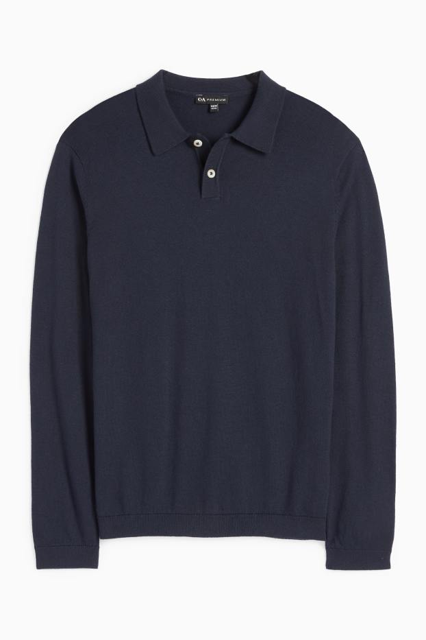 Children Boys - Jumper - dark blue