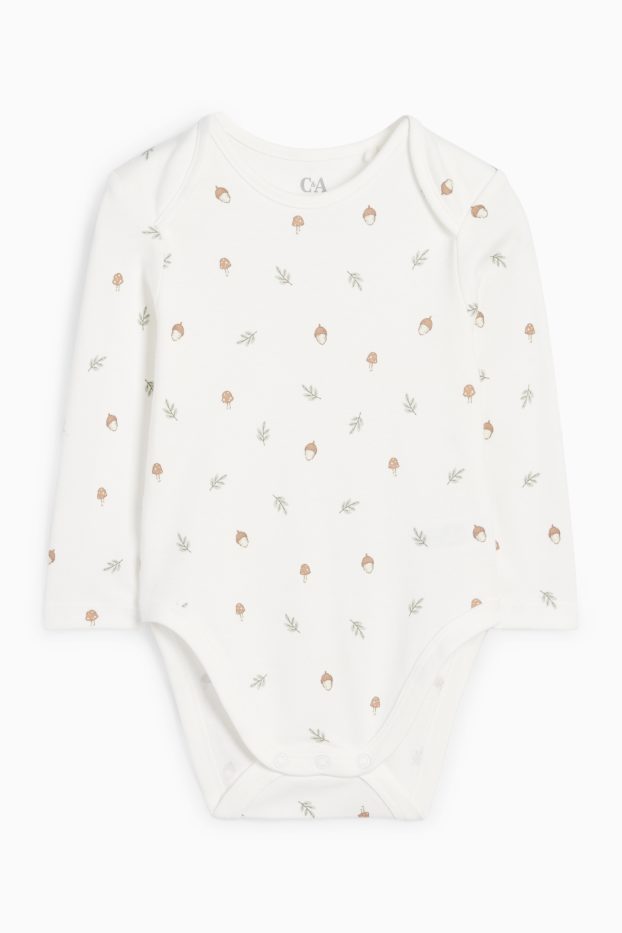 Unisex - Ursuleți - set salopetă - 2 piese - verde mentă