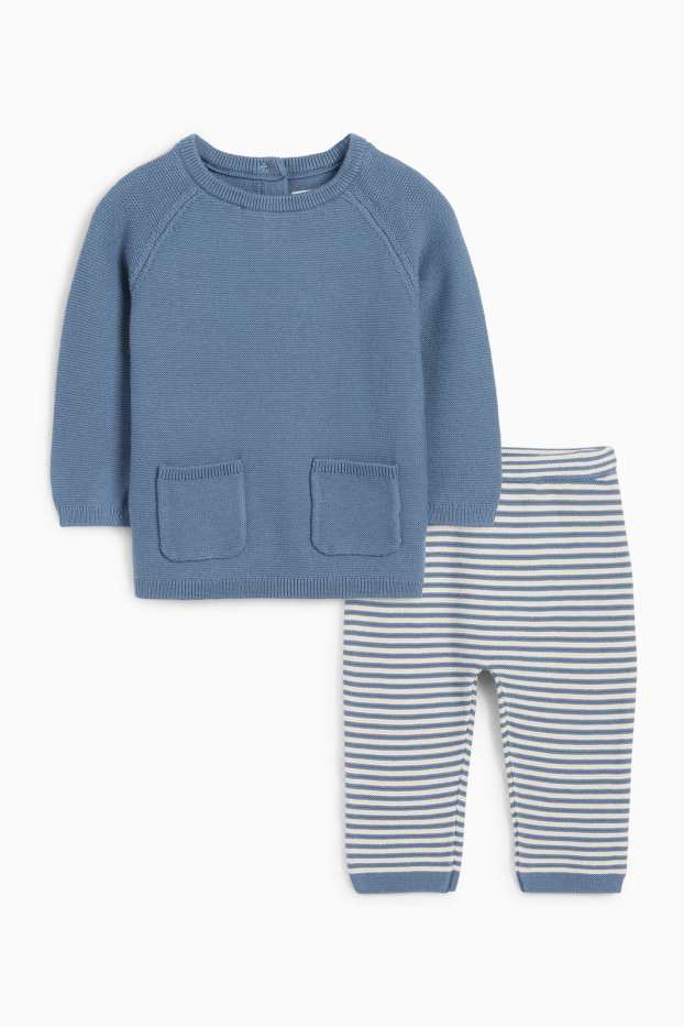 Baby Boys - Baby outfit - 2 piece - blue