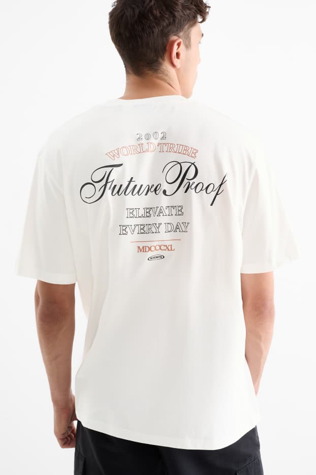 Bărbați - Tricou - relaxed fit - alb