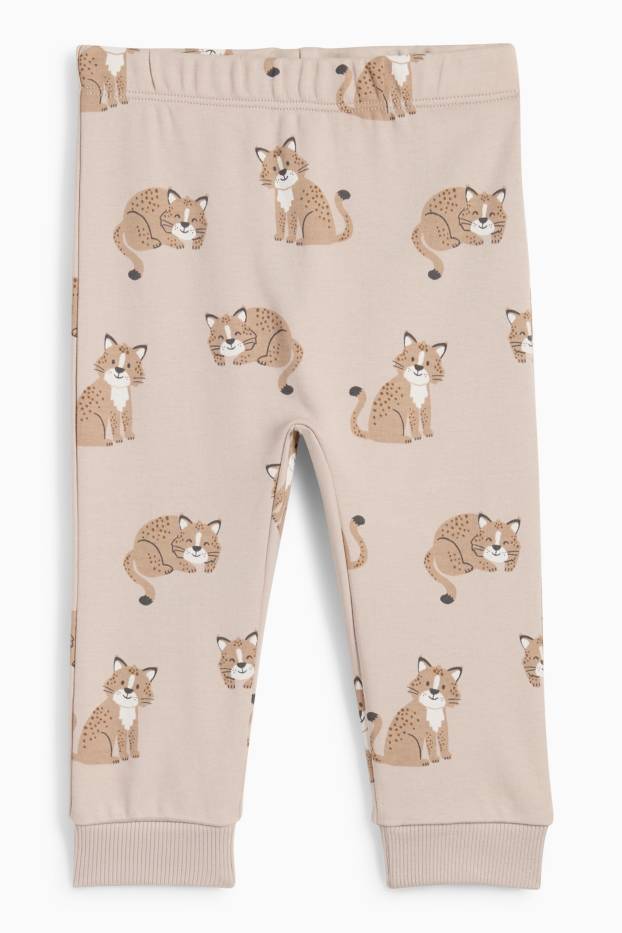 Bebeluși - băieți - Linx - pijama bebeluși - 2 piese - alb-crem