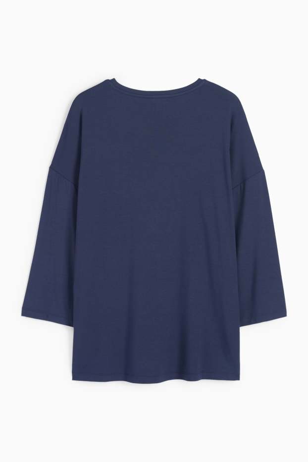 Femei - Tricou - regular fit - albastru închis