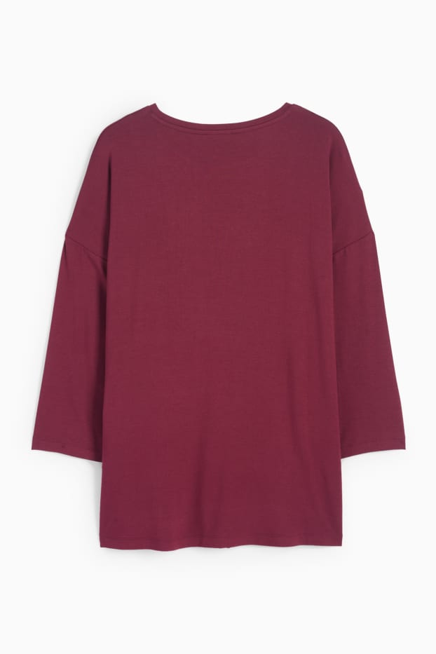 Femei - Tricou - regular fit - vișiniu