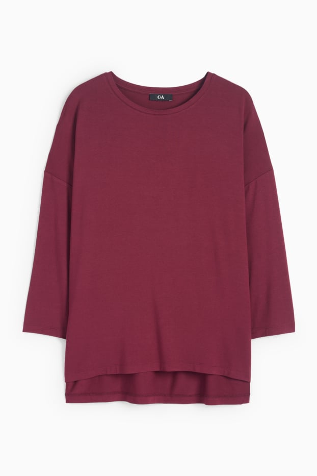 Femei - Tricou - regular fit - vișiniu