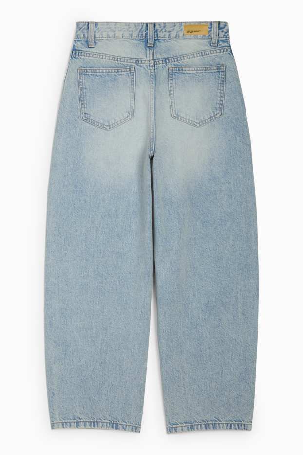 Copii - Fete - Balloon jeans - denim-albastru deschis