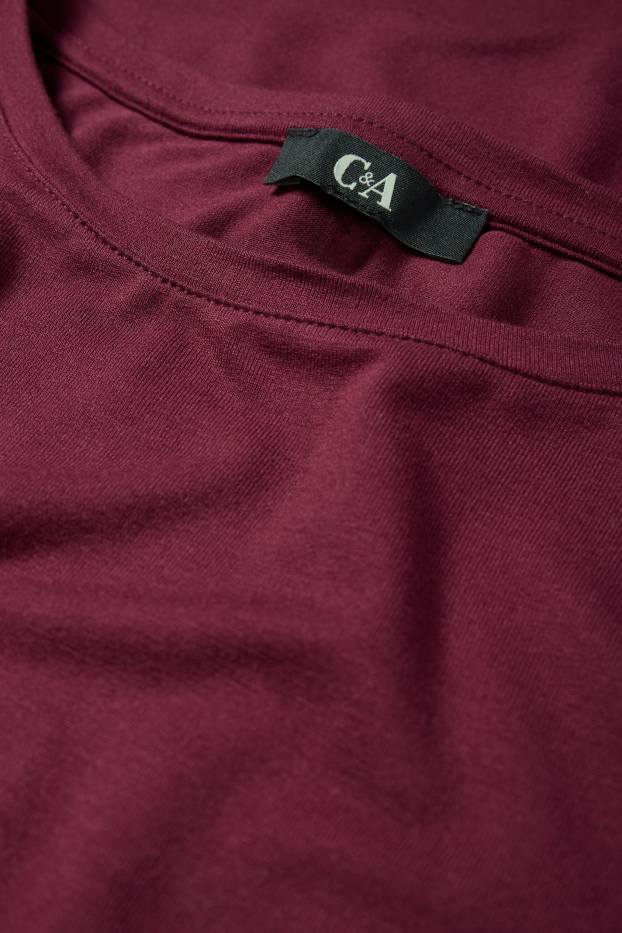 Femei - Tricou - regular fit - vișiniu