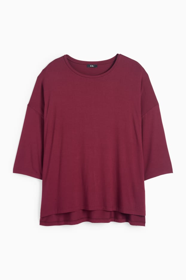 Femei - Tricou - regular fit - vișiniu