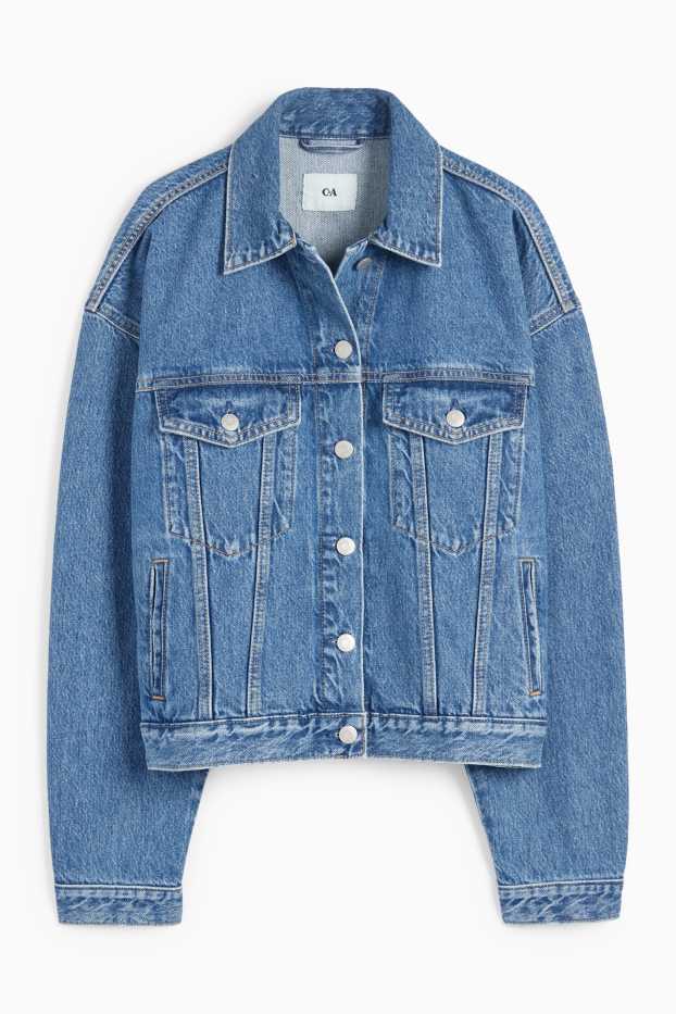 Femei - Jachetă din denim - denim-albastru