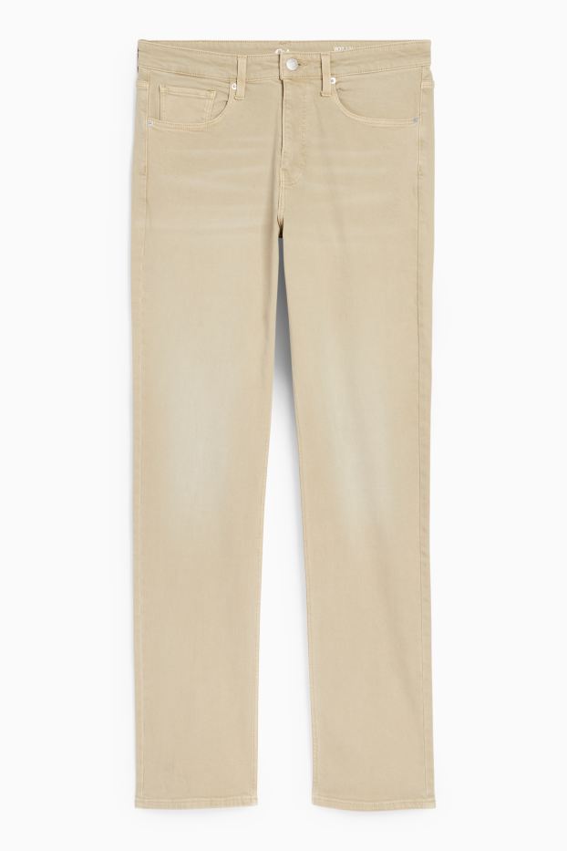 Bărbați - Straight jeans - verde deschis