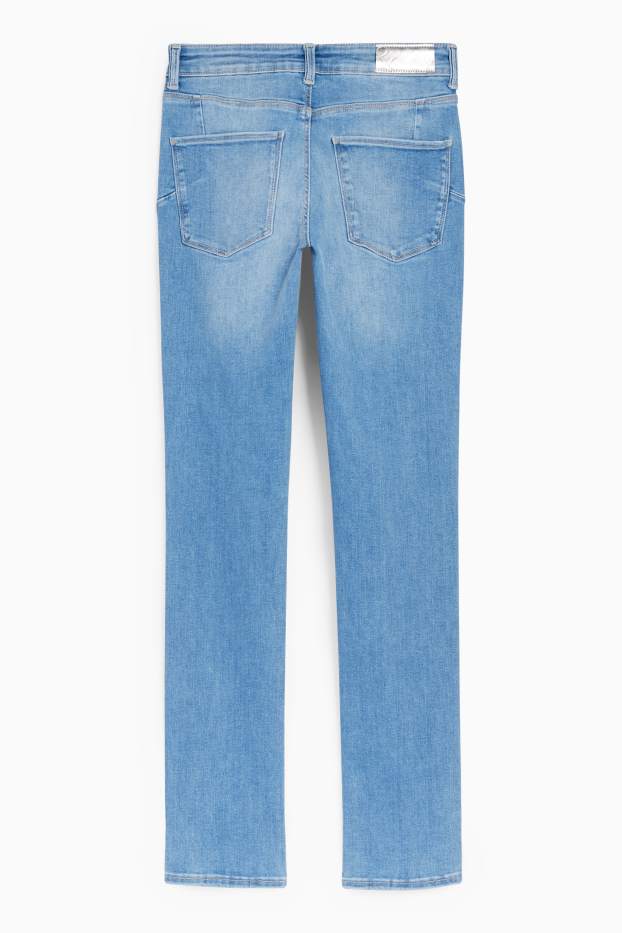 Femei - Slim jeans - talie medie - jeans modelatori - LYCRA® - denim-albastru deschis