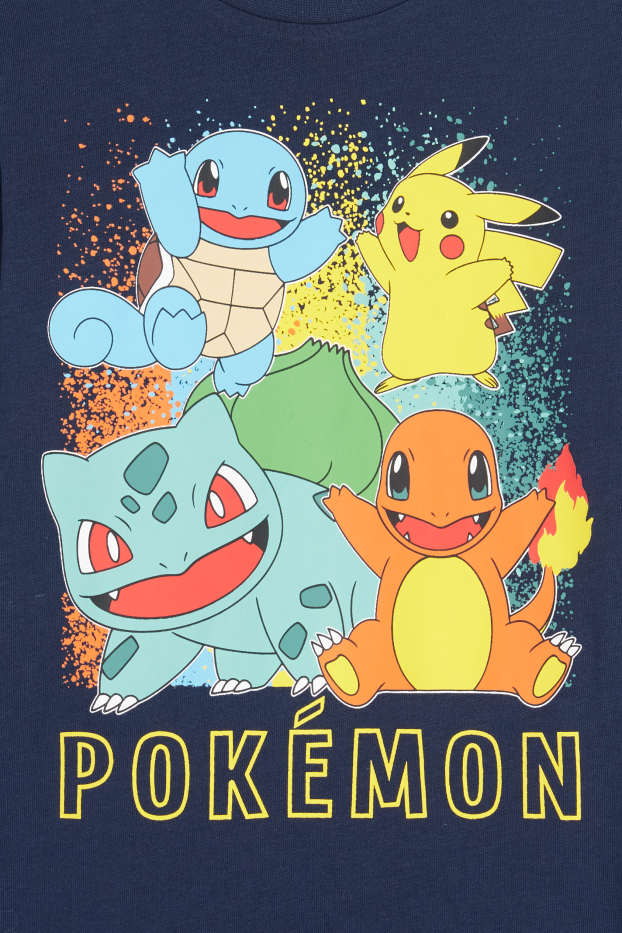 Copii - Băieți - Multipack 3 buc. - Pokémon - tricou cu mânecă lungă - albastru închis