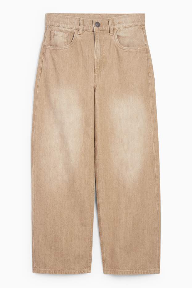 Copii - Băieți - Baggy jeans - maro deschis