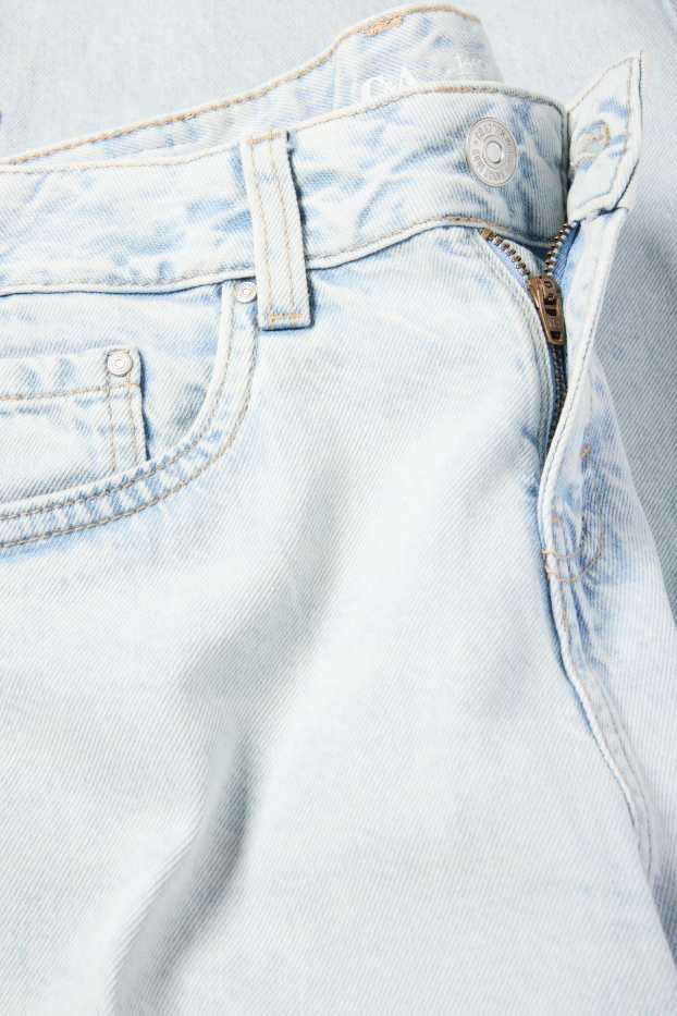 Copii - Fete - Balloon jeans - denim-albastru deschis