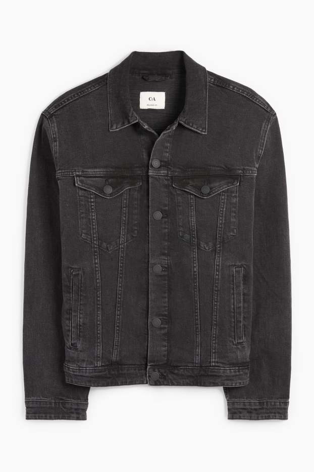 Bărbați - Jachetă din denim - denim-gri închis