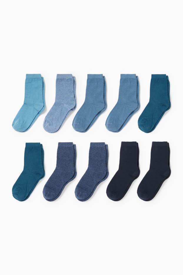 Children Boys - Multipack of 10 - socks - blue